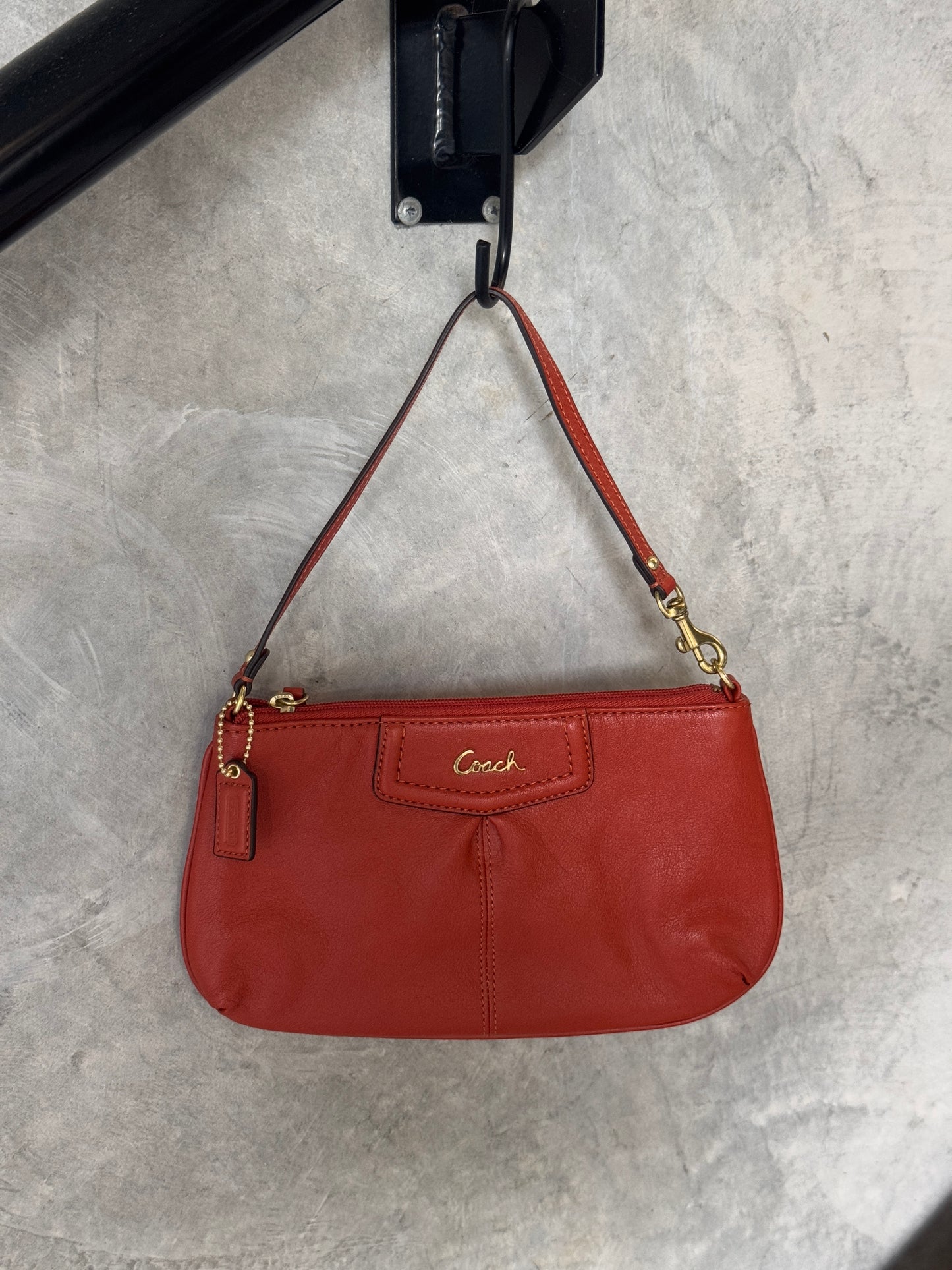 AUTHENTIC VINTAGE LIGHT RED COACH BAG