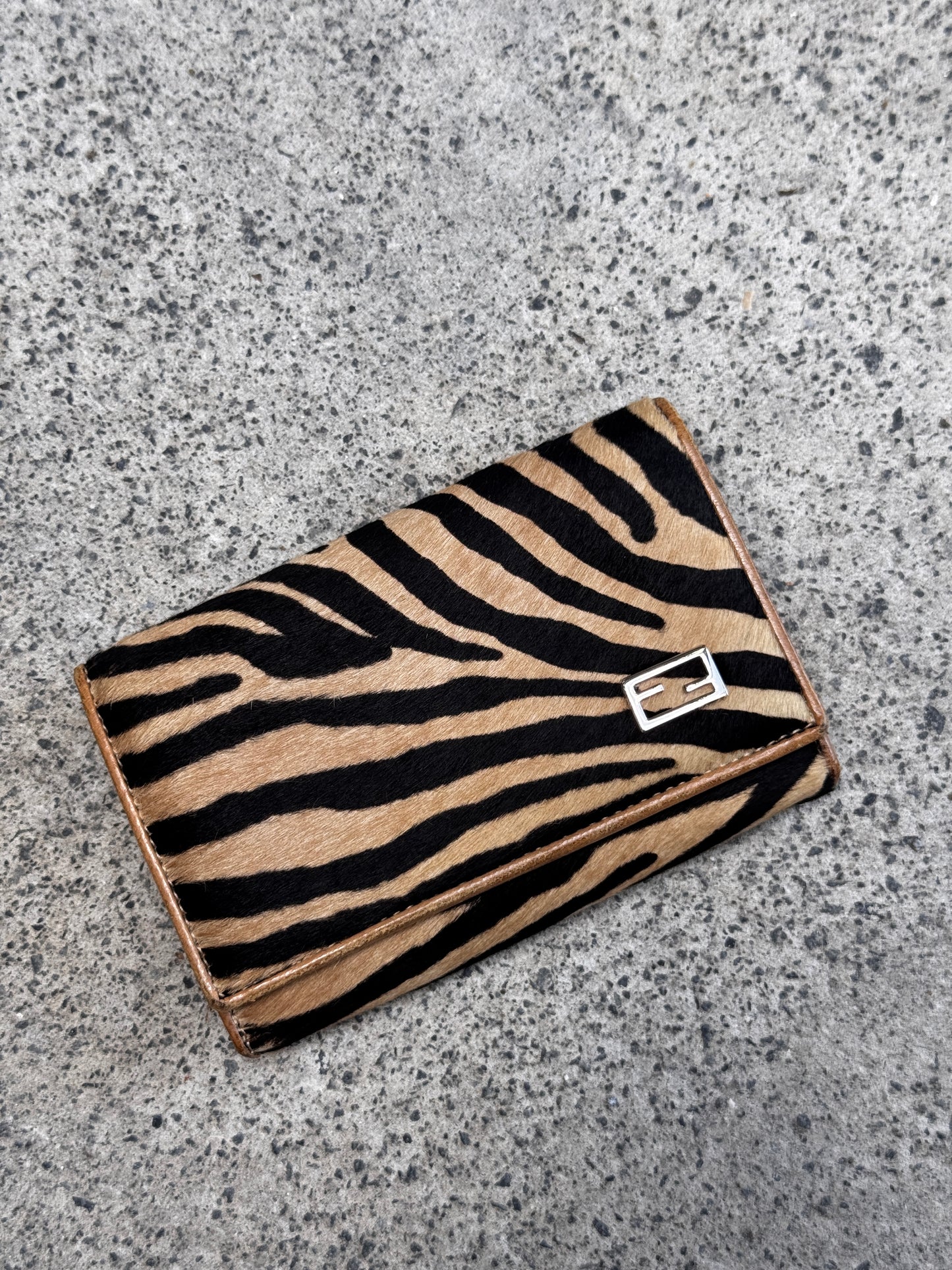 VINTAGE FENDI ANIMAL PRINT WALLET