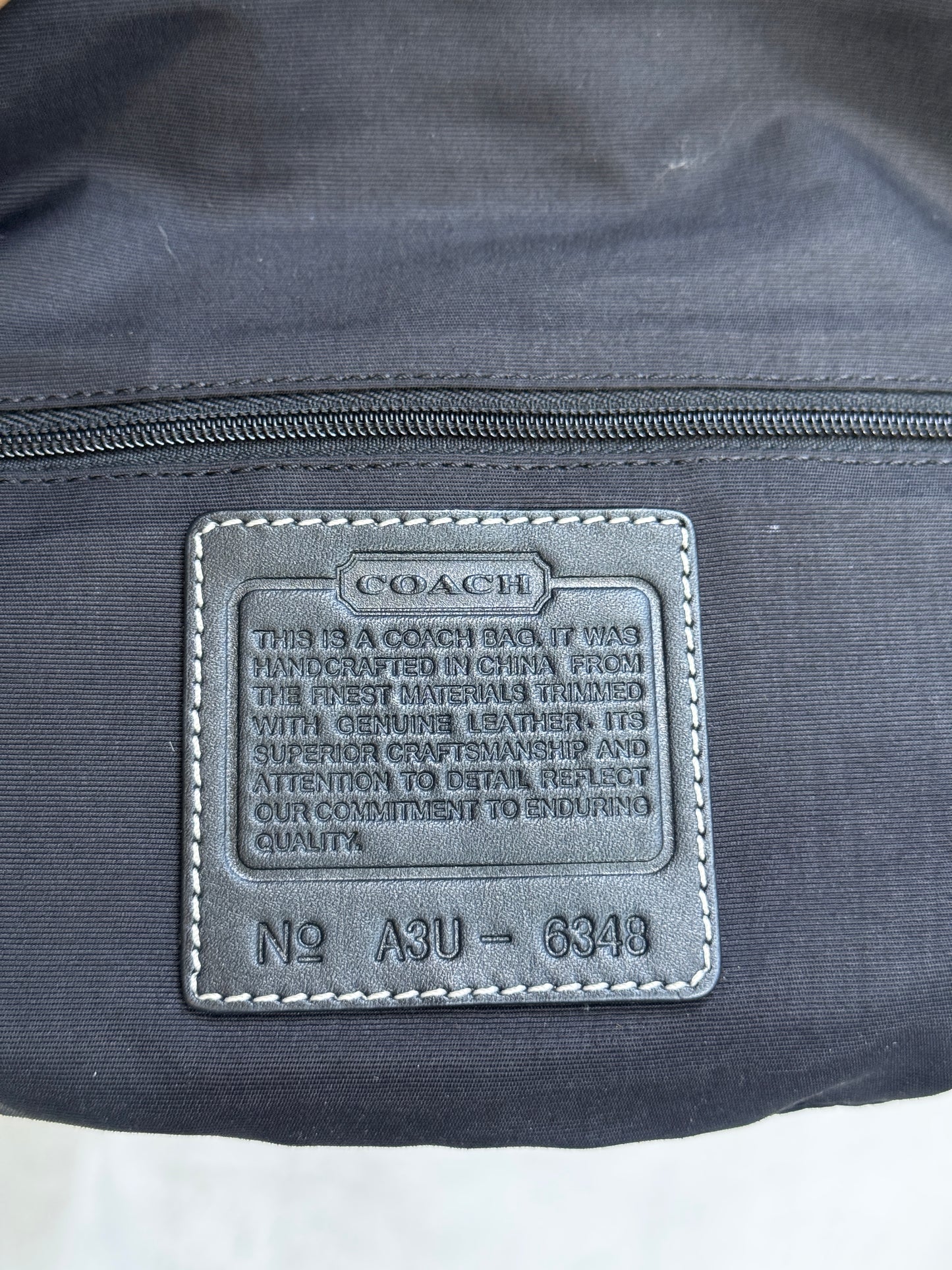 RARE VINTAGE MONOGRAM COACH HANDBAG