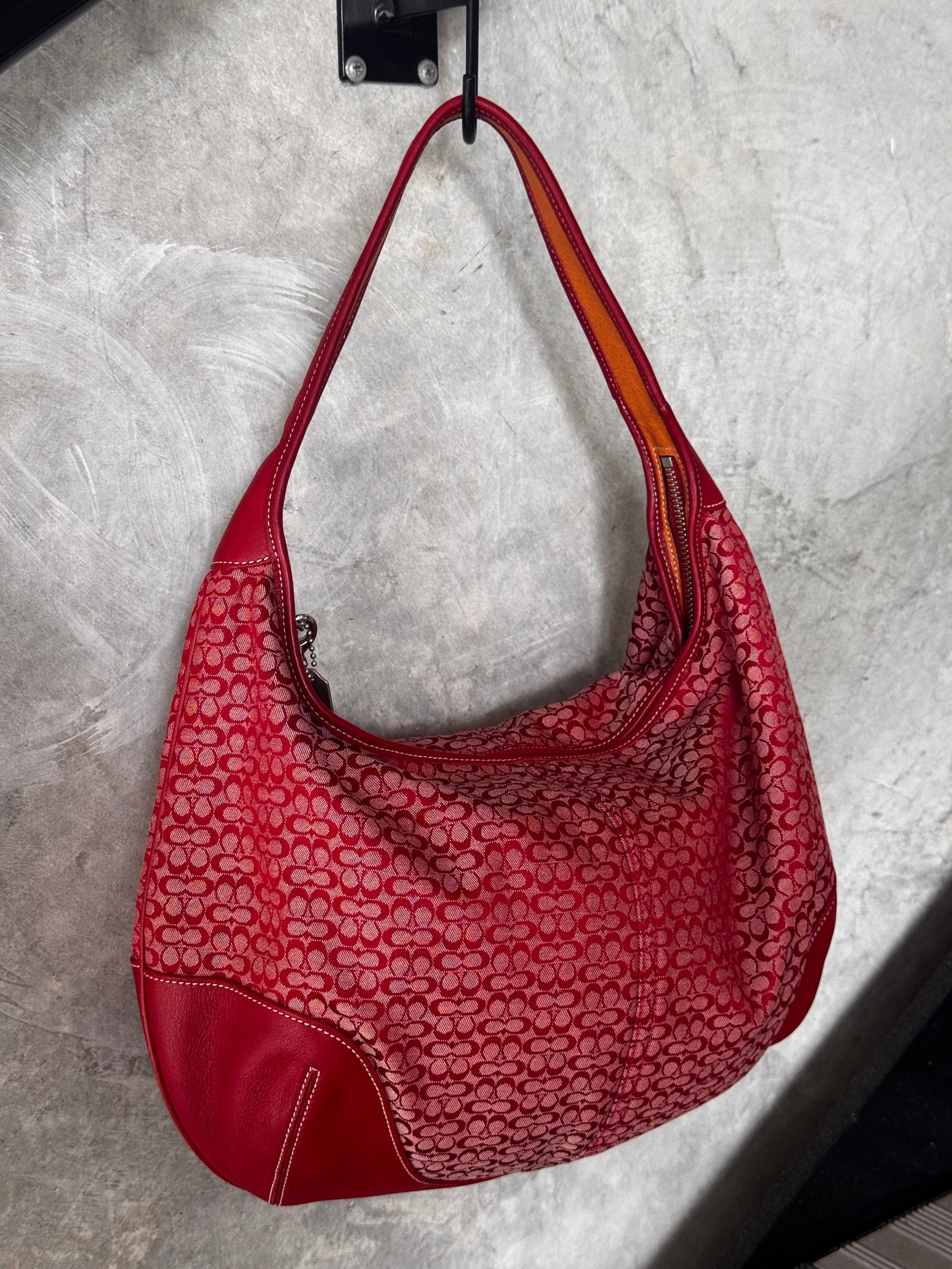 RED VINTAGE SUFFLETTE BAG
