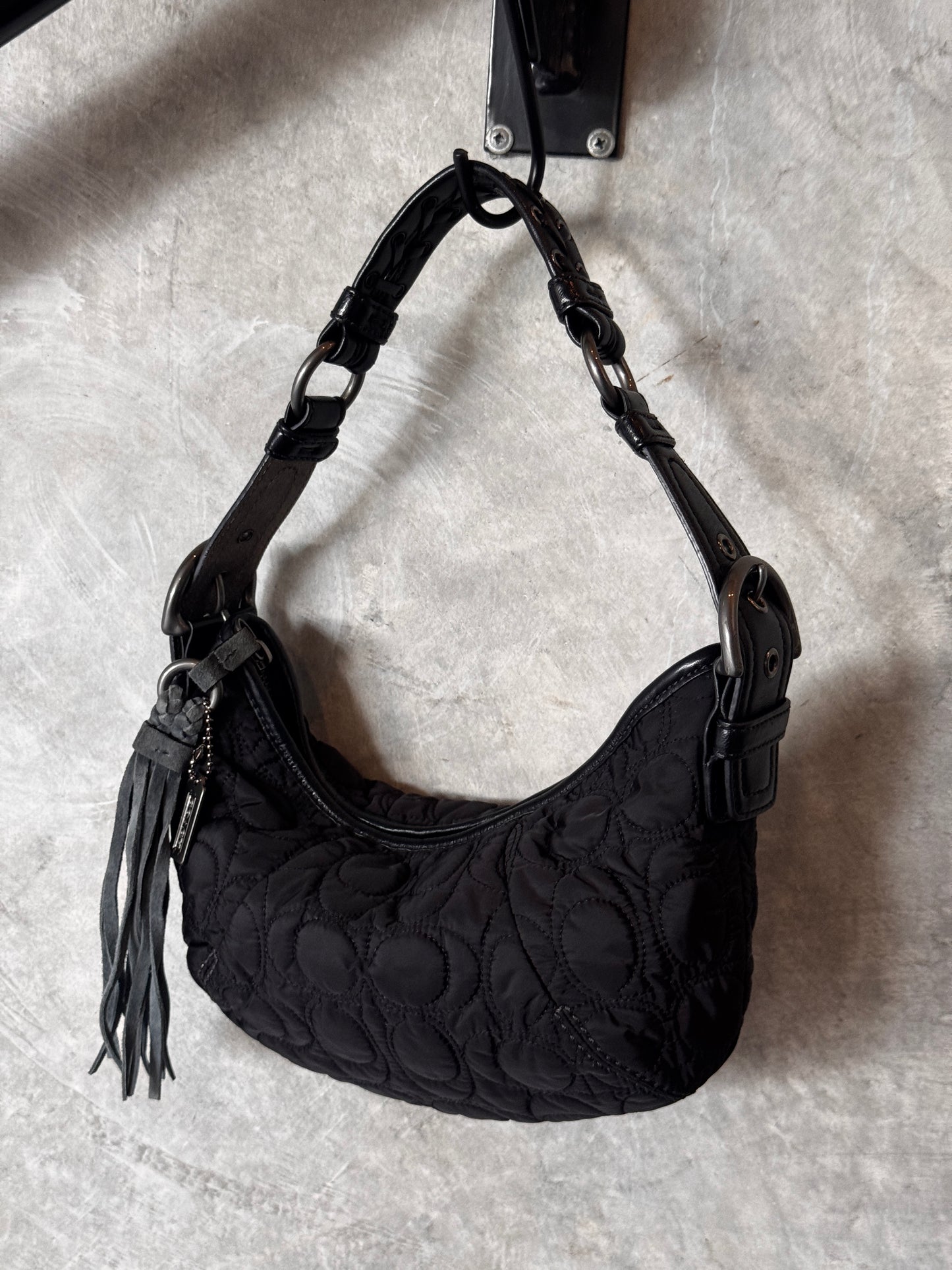VINTAGE COACH SUFFLETTE PILLOW MINI HANDBAG