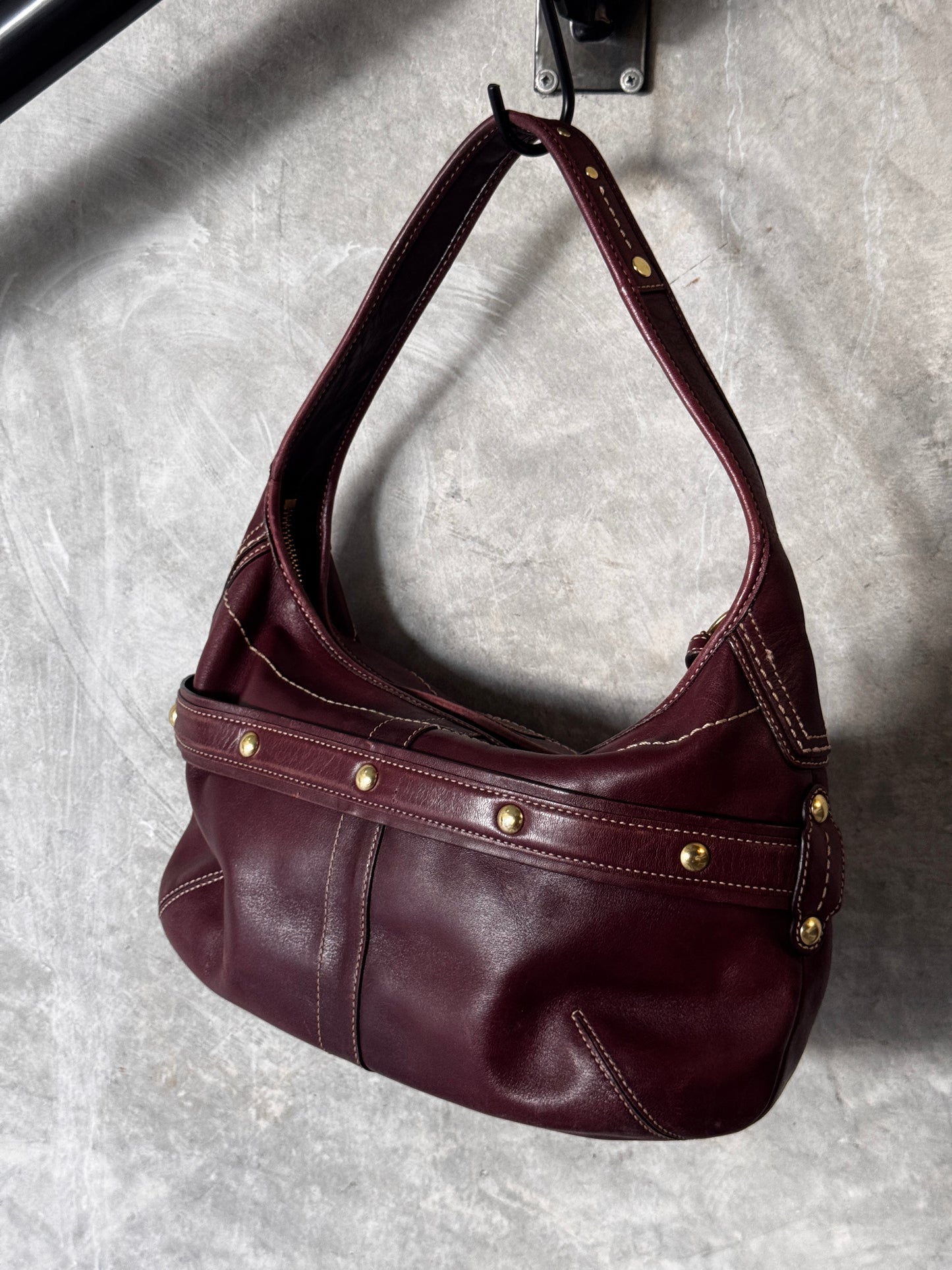 AUTHENTIC COACH HORSEBIT LEATHER BAG