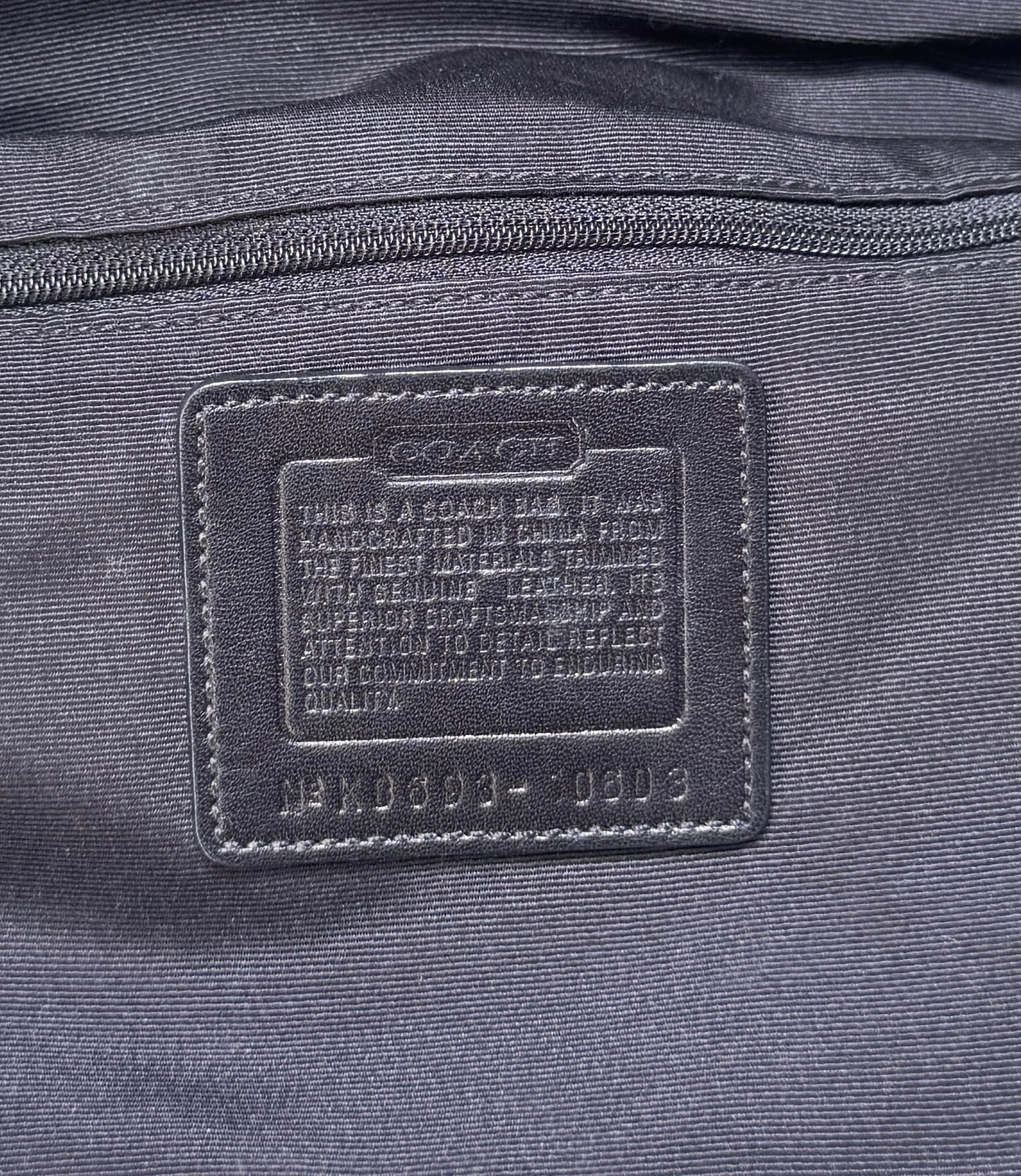 VINTAGE COACH MONOGRAM SOHO HANDBAG