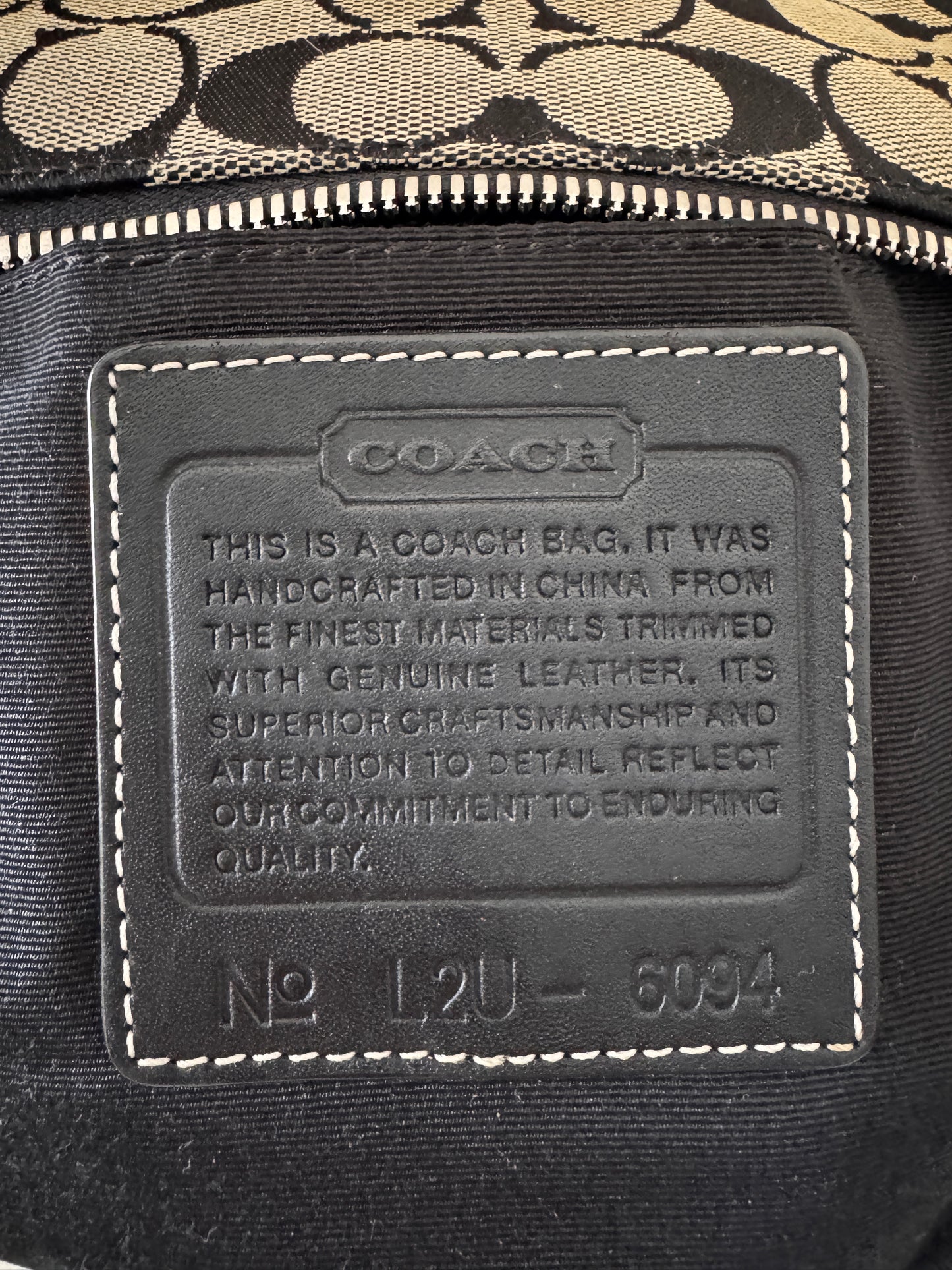 VINTAGE COACH DEMI BLACK POCHETTE SHOULDER BAG