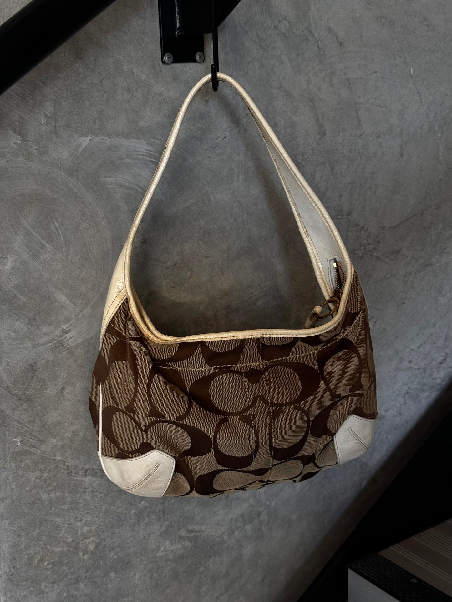 AUTHENTIC COACH MONOGRAM SHOULDER BAG