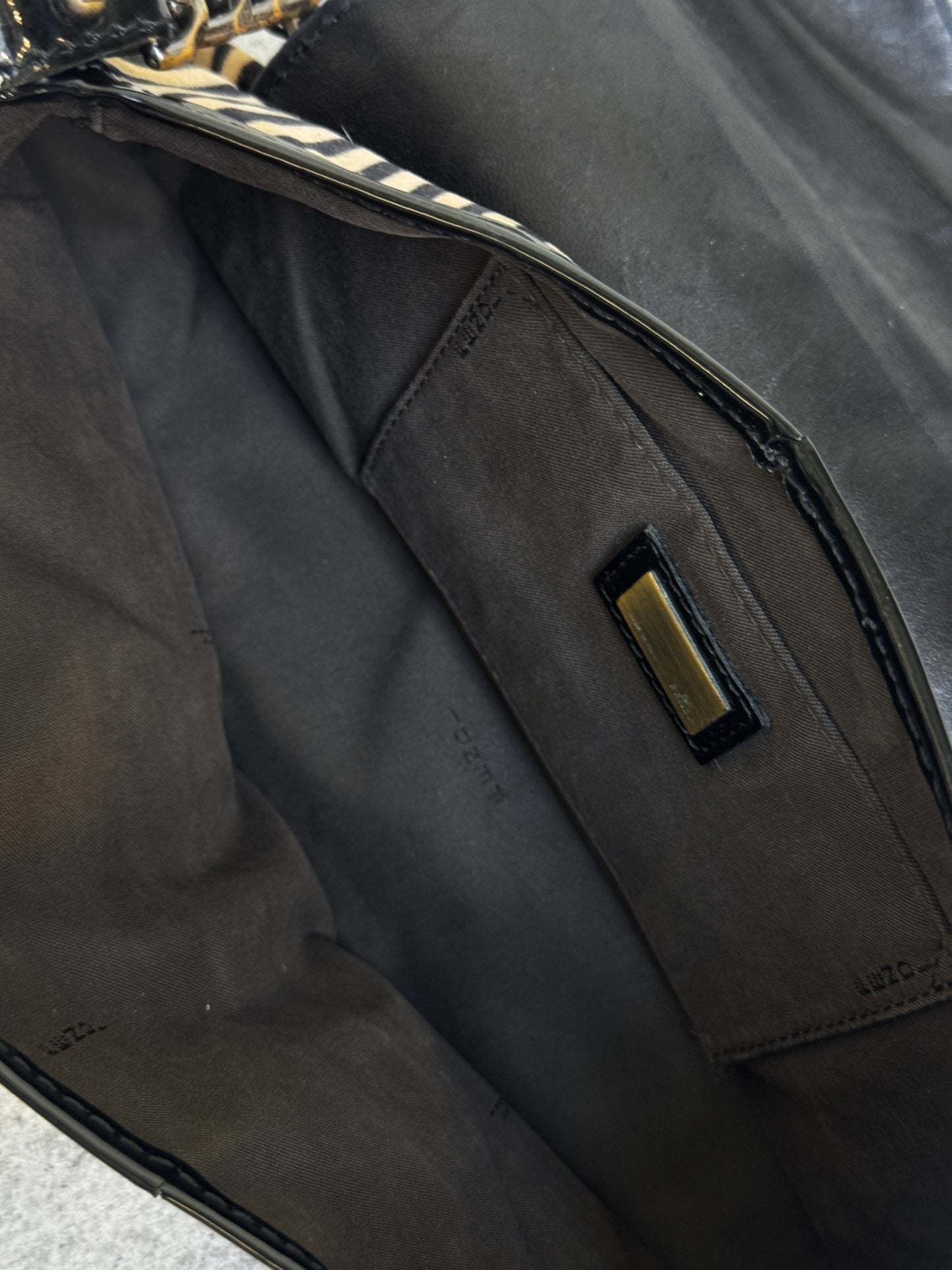 VINTAGE FENDI BUCKLE SHOULDER BAG