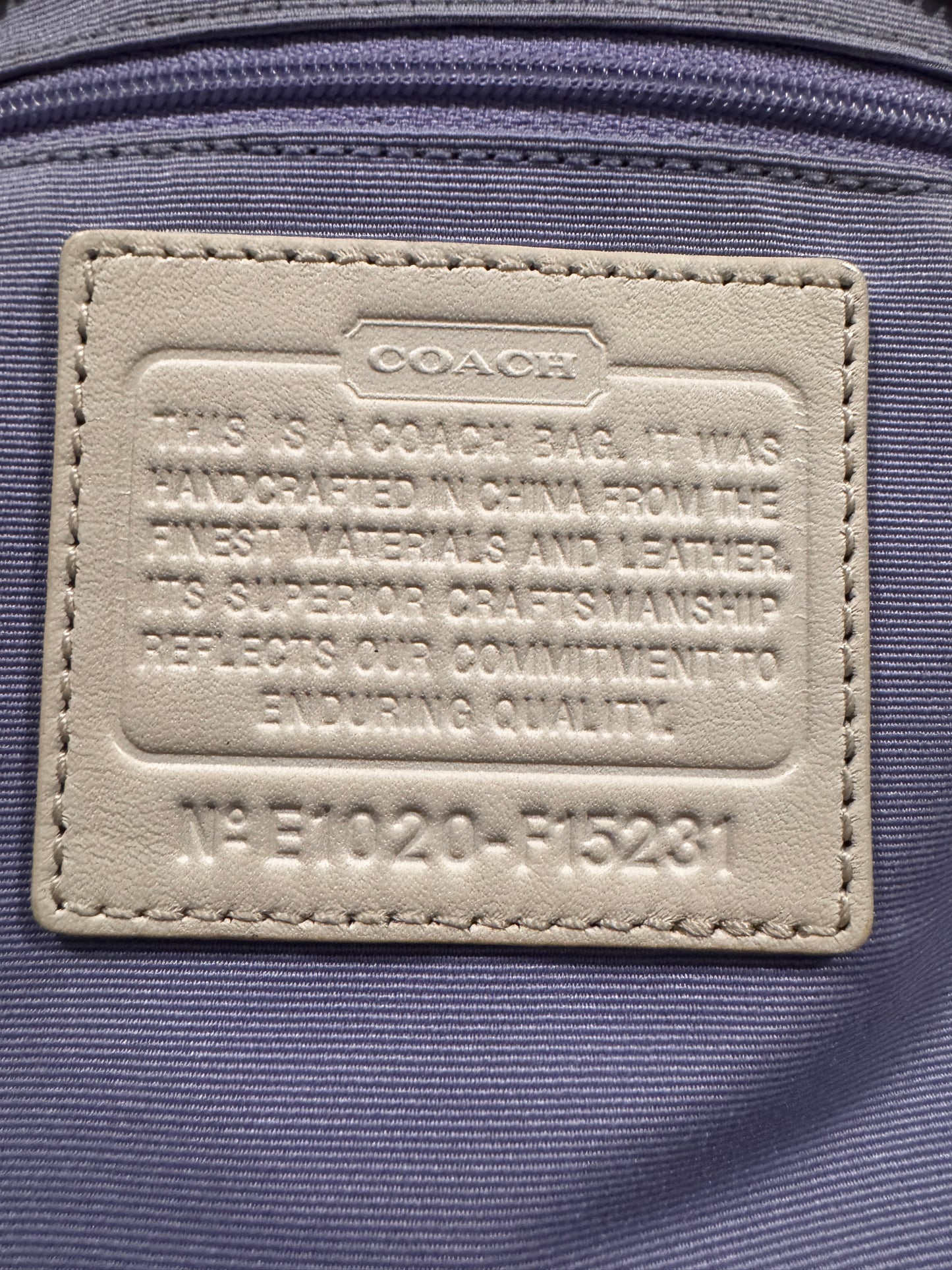 VINTAGE COACH SHOULDER BAG