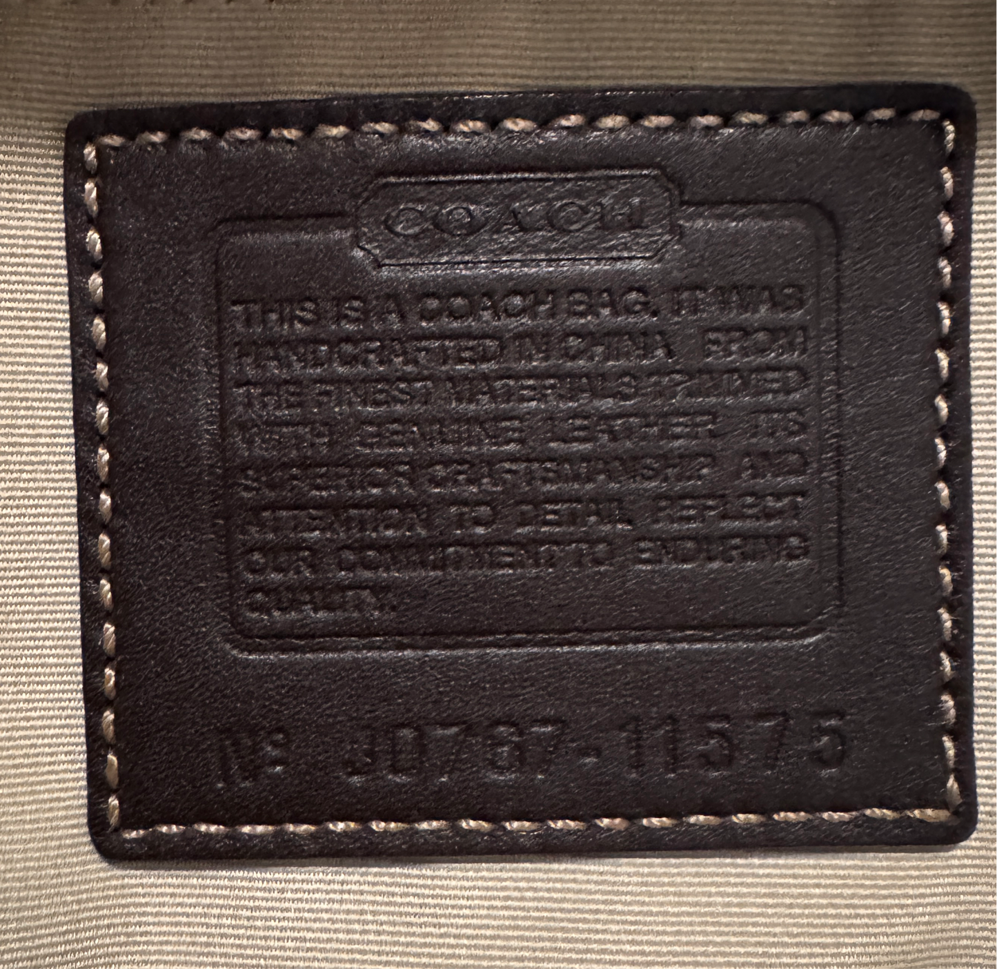 COACH Y2K HOBO MONOGRAM HANDBAG