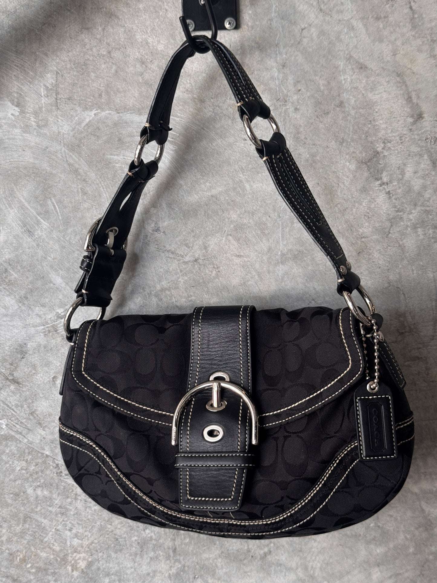 VINTAGE COACH MONOGRAM SOHO HANDBAG