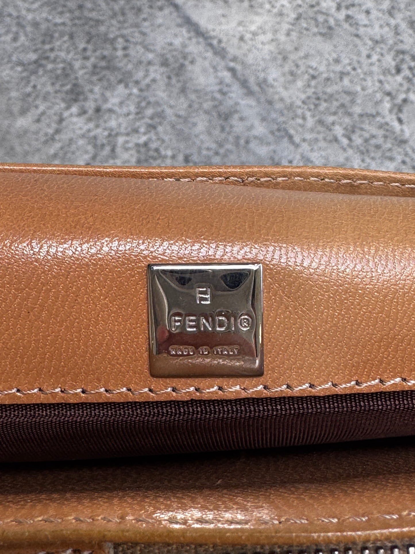 VINTAGE FENDI ANIMAL PRINT WALLET