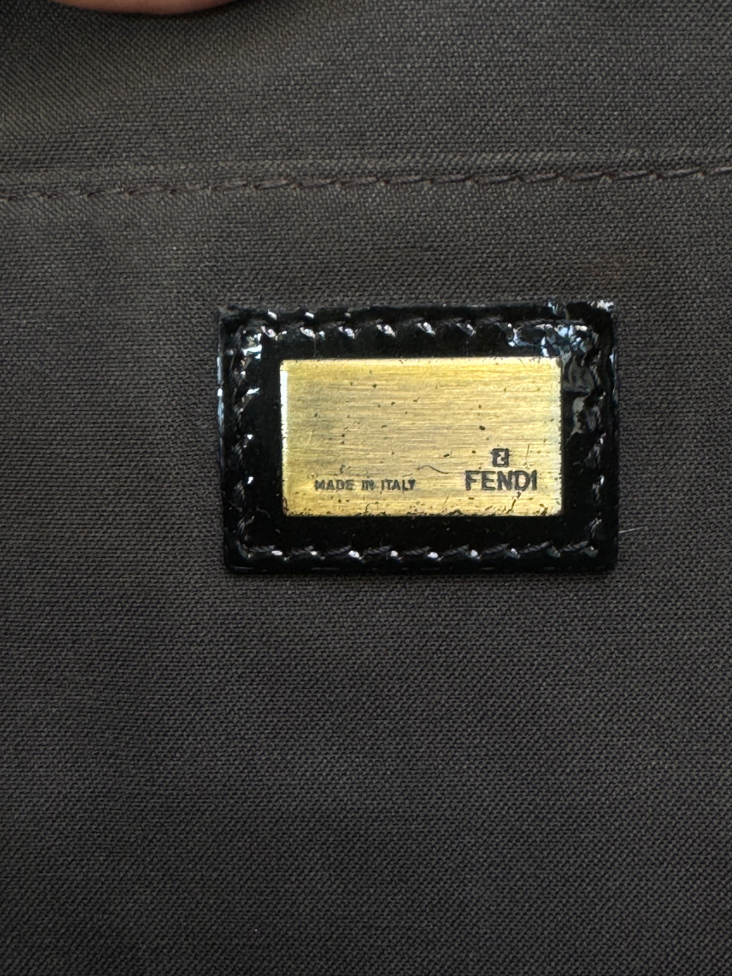 VINTAGE FENDI BUCKLE SHOULDER BAG