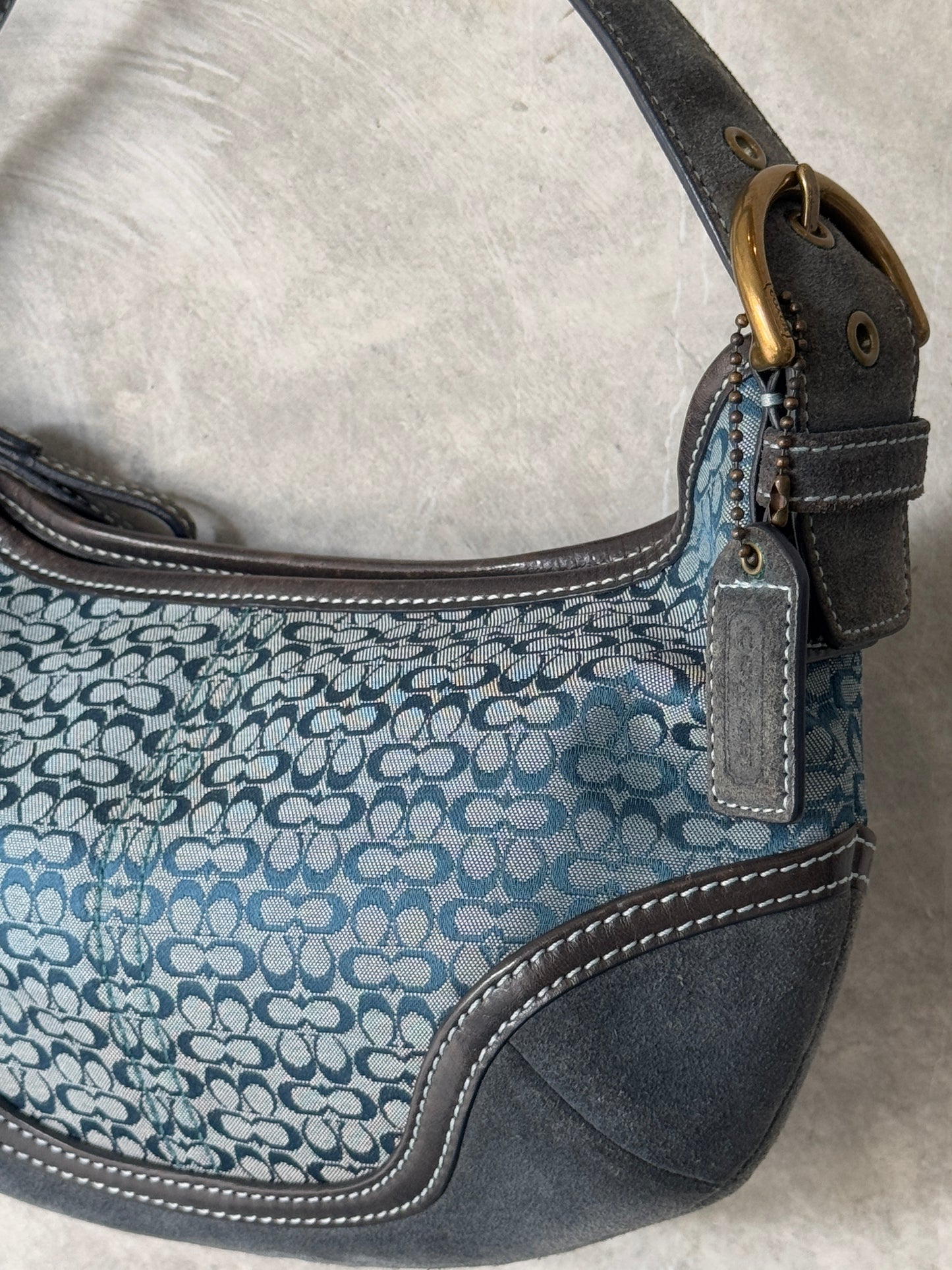 VINTAGE COACH SUFFLETTE MINI HANDBAG