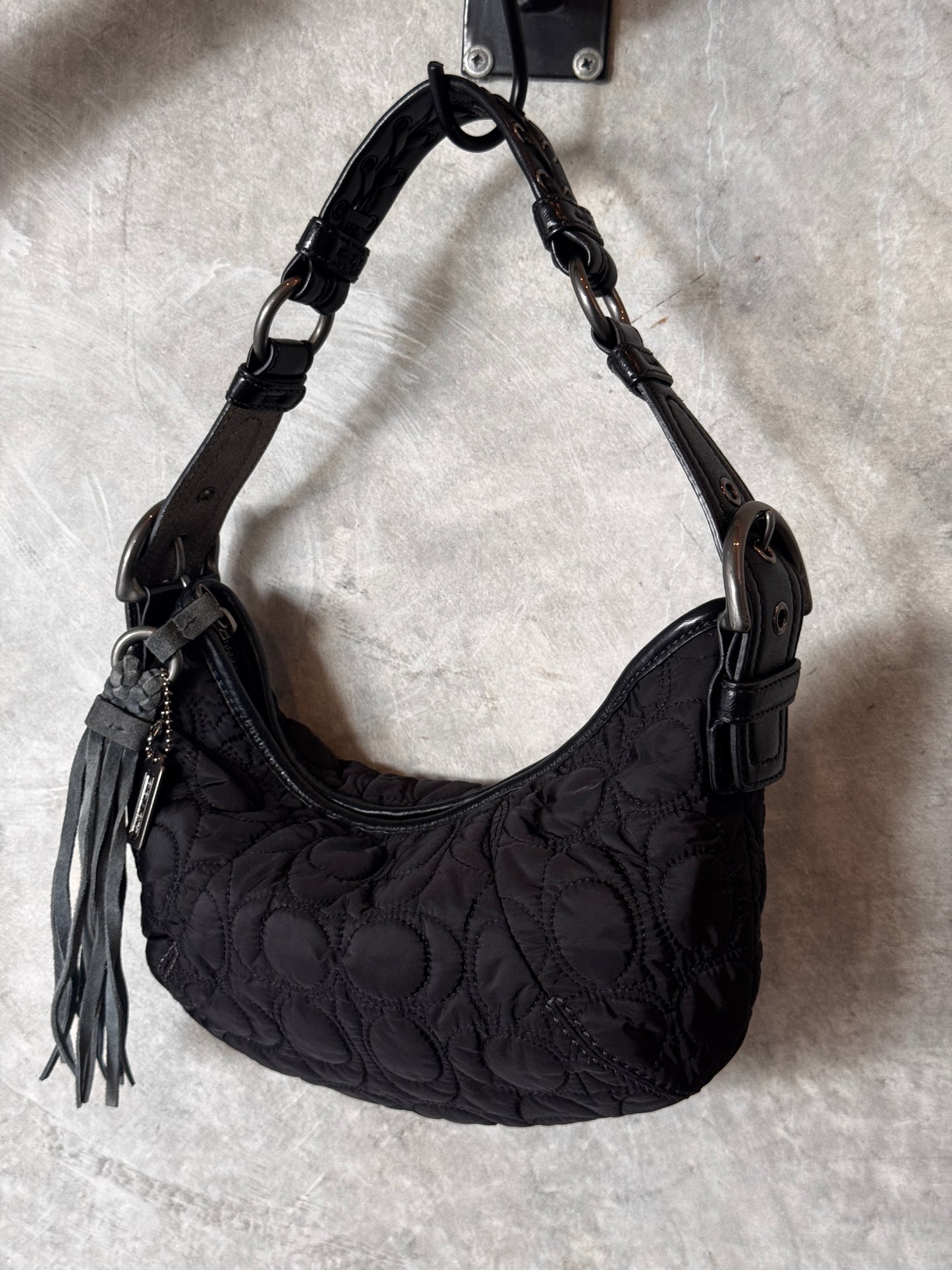 VINTAGE COACH SUFFLETTE PILLOW MINI HANDBAG