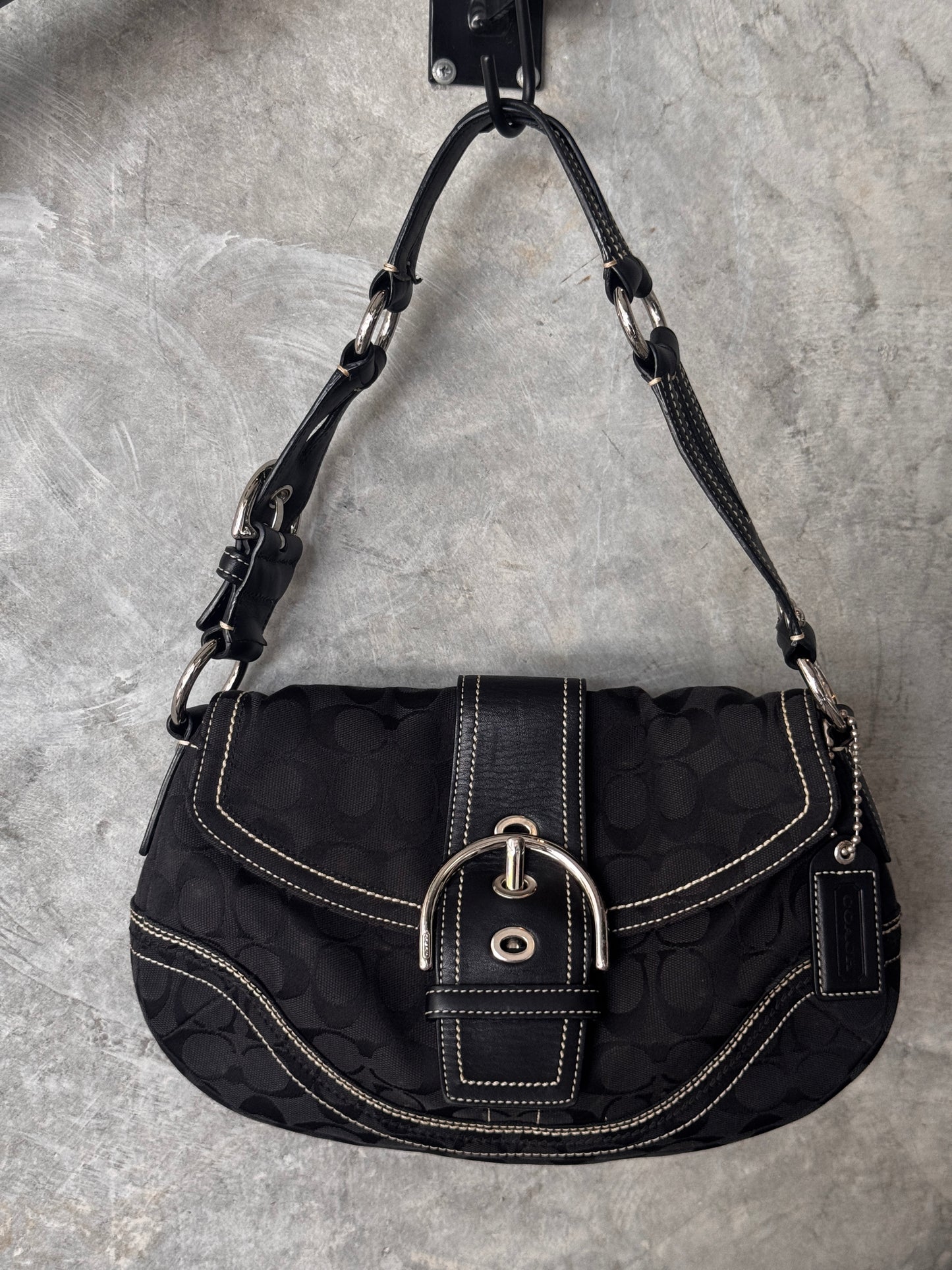 VINTAGE COACH MONOGRAM SOHO HANDBAG