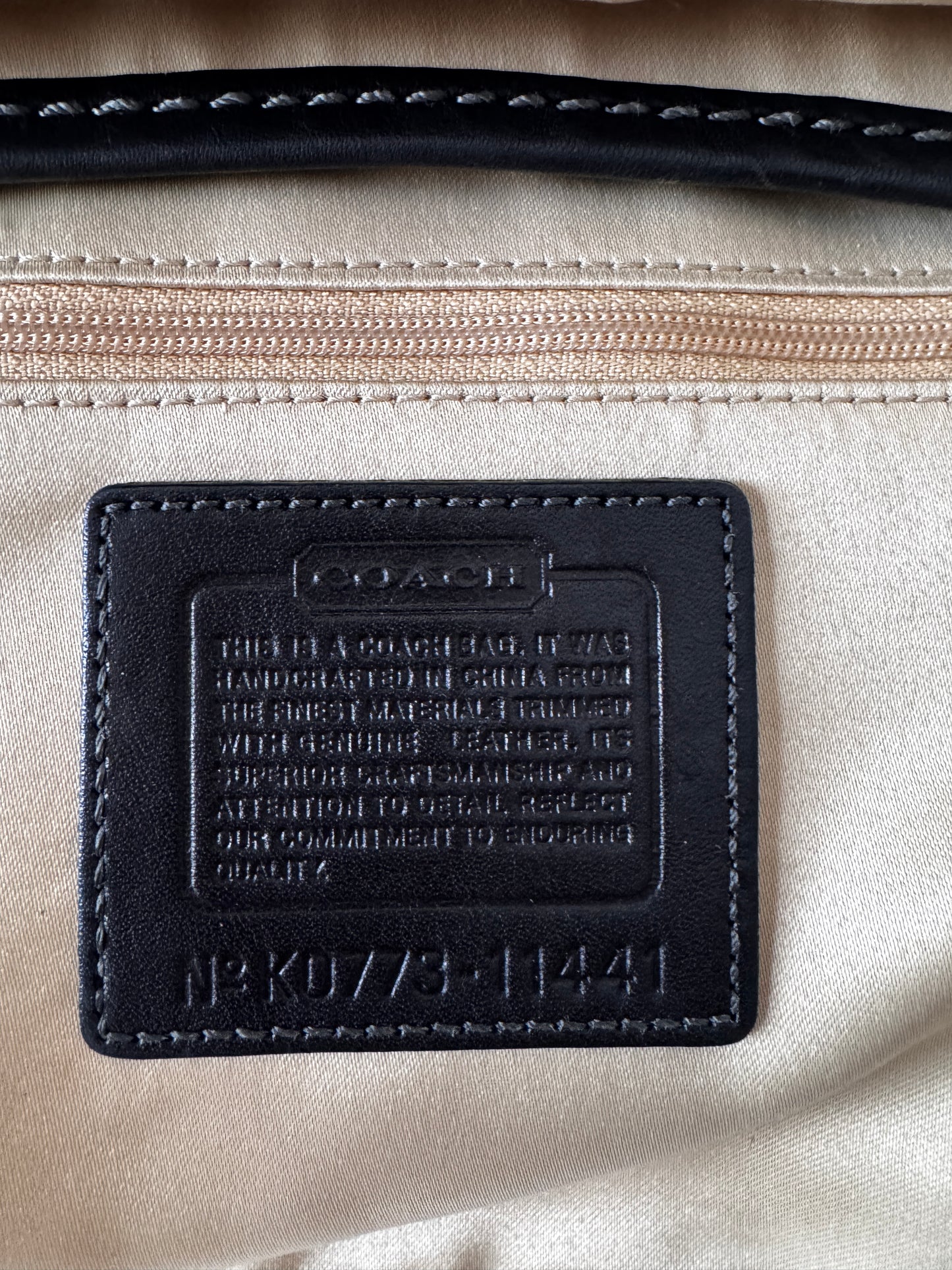 VINTAGE COACH BLEEKER LEGACY SOHO SHOULDER BAG