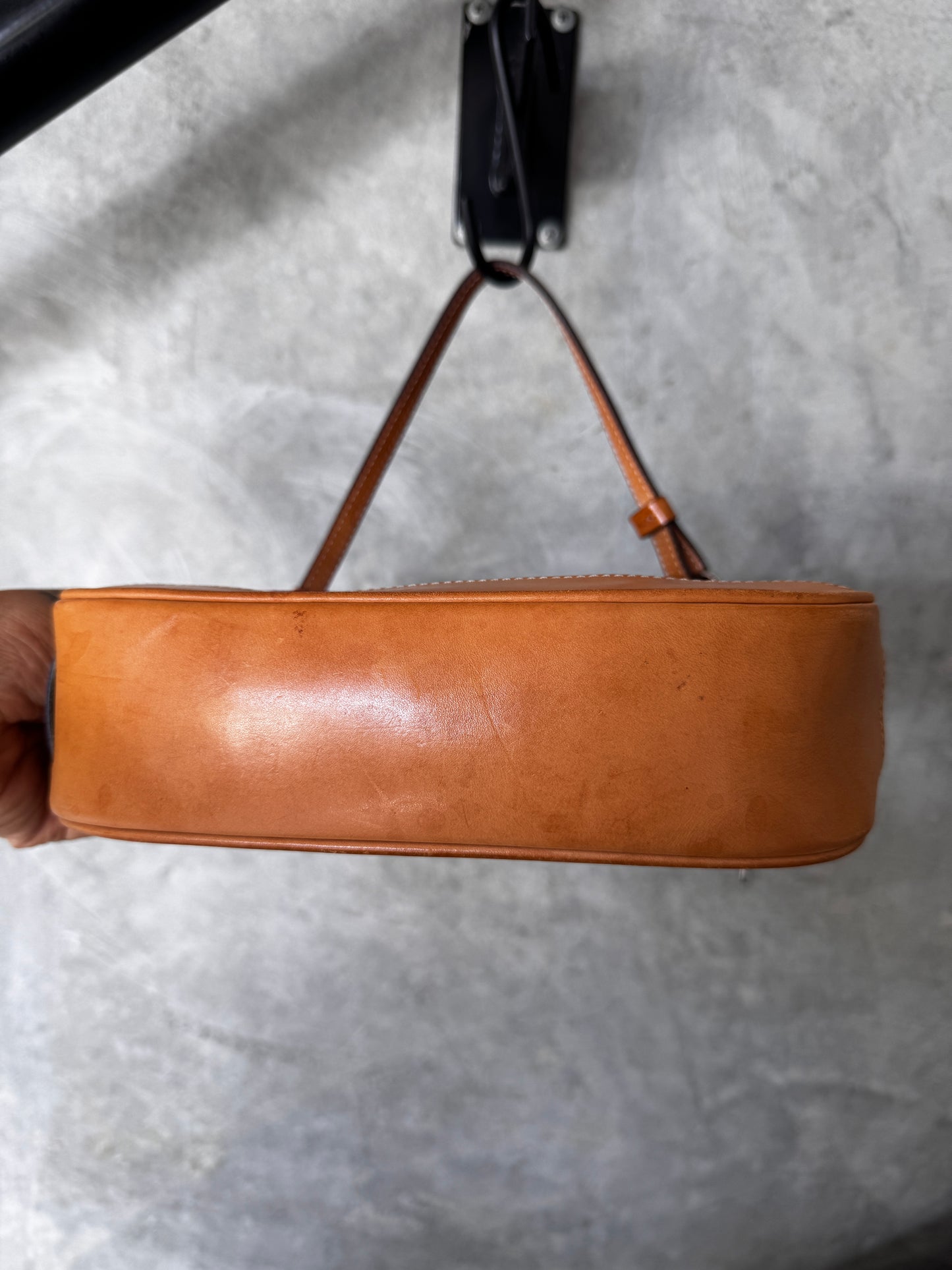 AUTHENTIC COACH RED/TAN MONOGRAM BAGUETTE