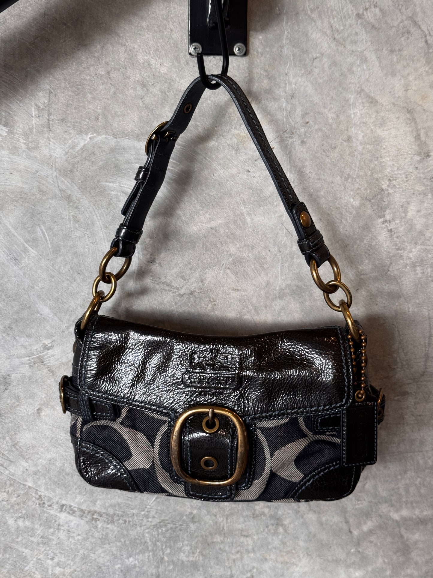 VINTAGE COACH DENIM SOHO HANDBAG