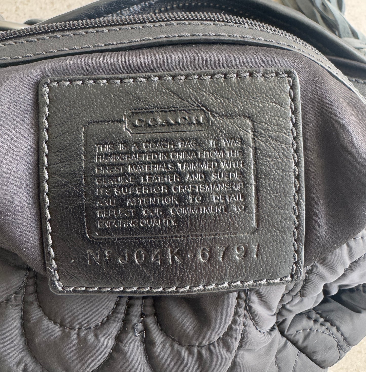VINTAGE COACH SUFFLETTE PILLOW MINI HANDBAG
