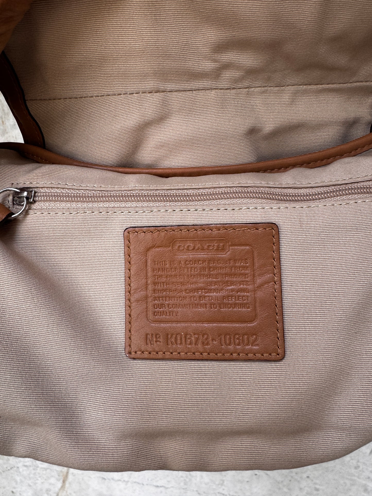 VINTAGE COACH MONOGRAM SOHO HANDBAG