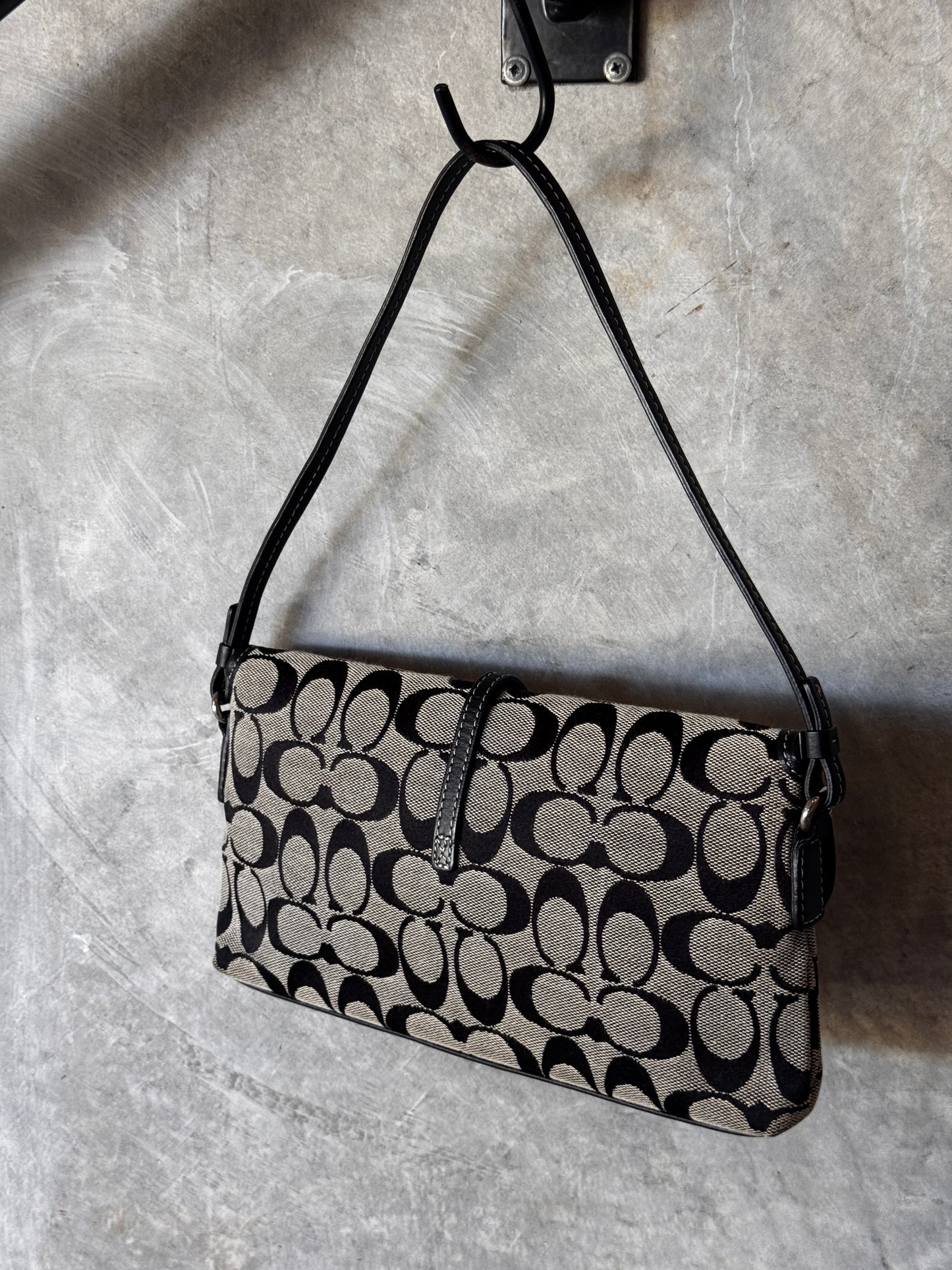 RARE VINTAGE MONOGRAM COACH HANDBAG
