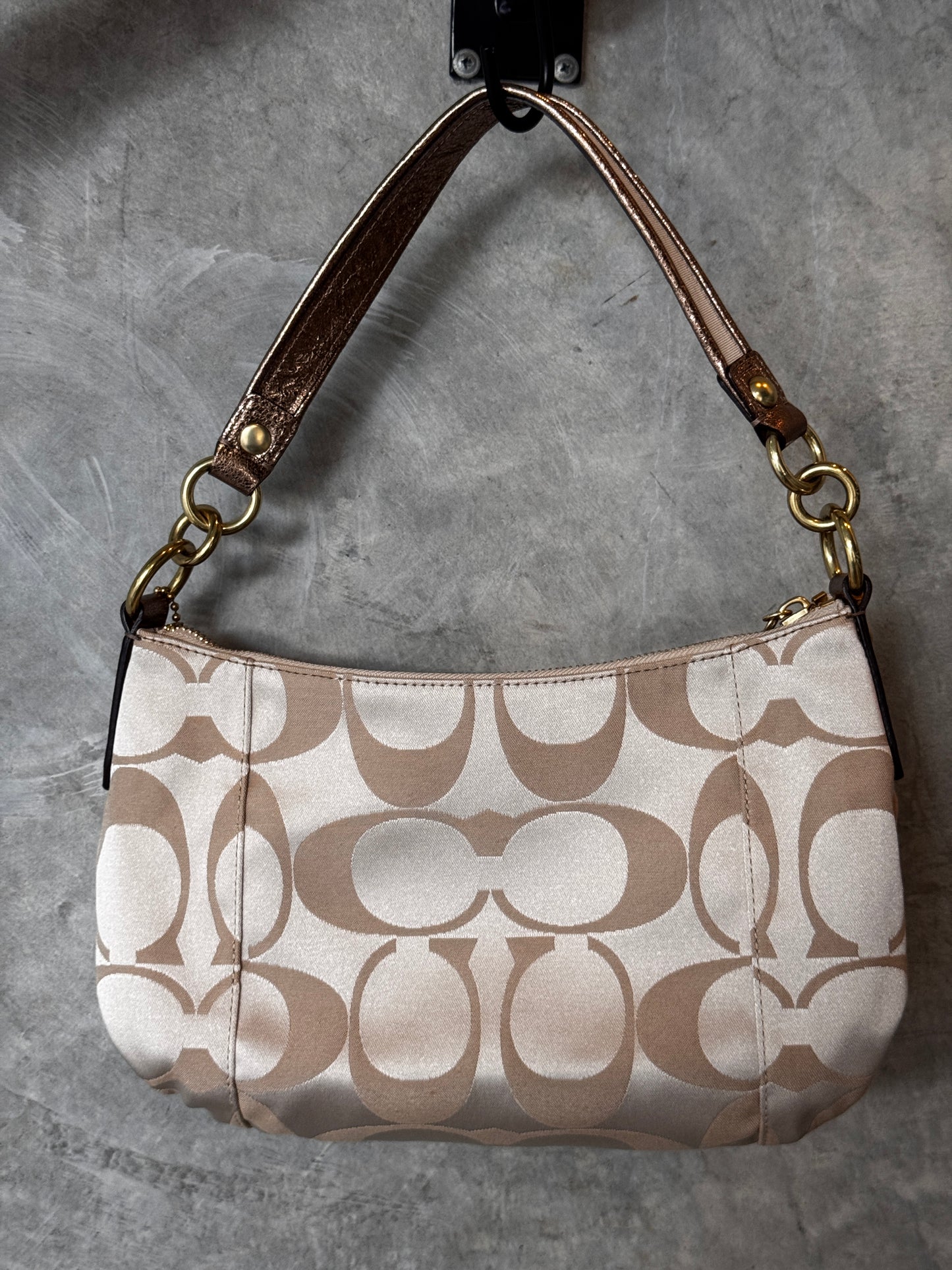 VINTAGE Y2K COACH POPPY BEIGE HANDBAG