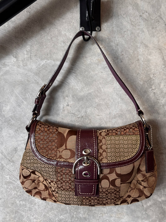 VINTAGE COACH MULTICOLOUR SOHO HANDBAG