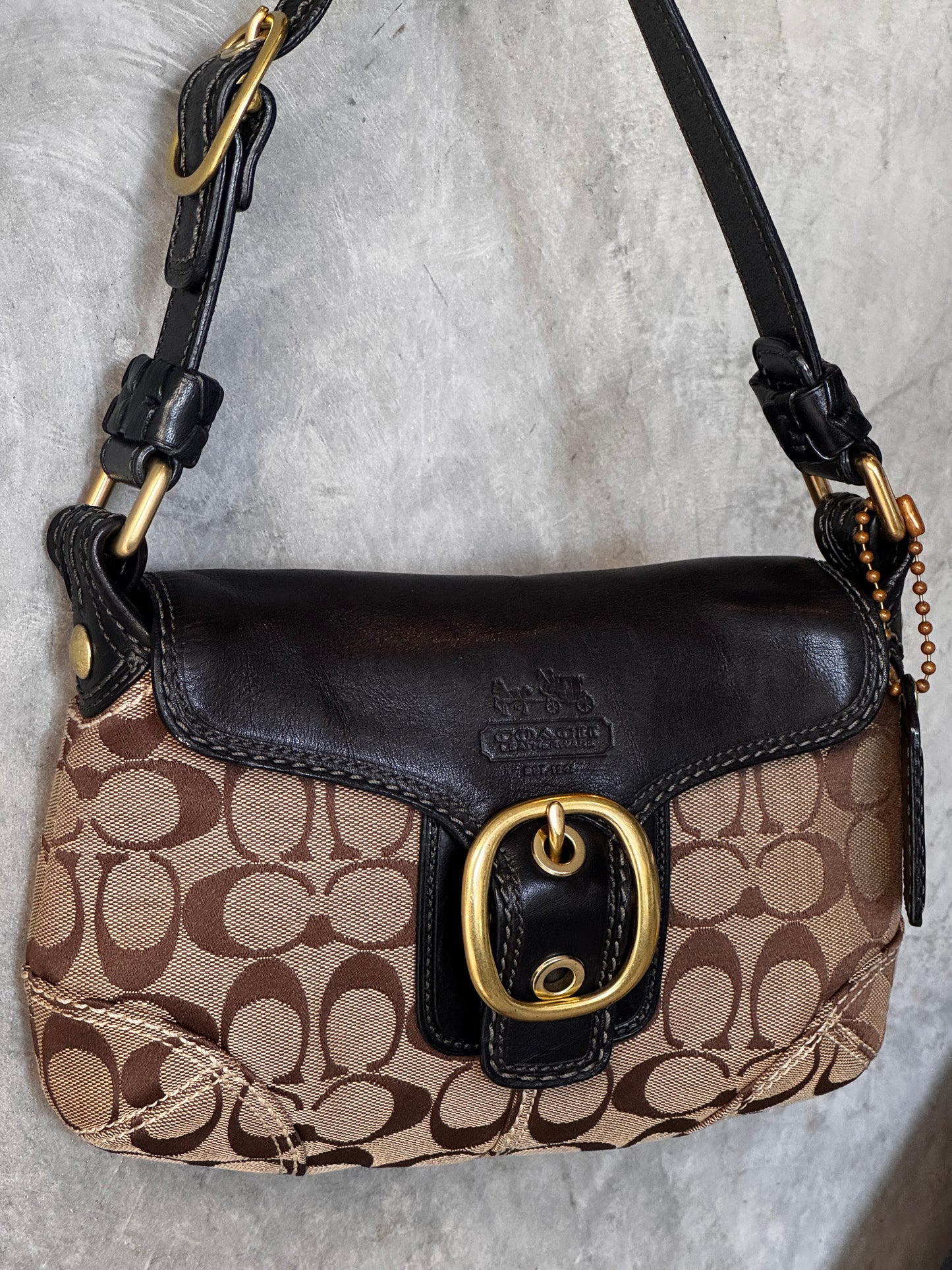 VINTAGE COACH BLEEKER LEGACY SOHO SHOULDER BAG