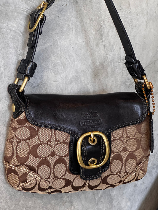 VINTAGE COACH BLEEKER LEGACY SOHO SHOULDER BAG