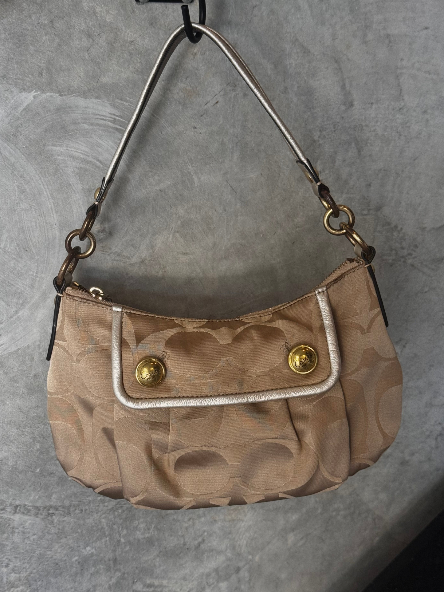 VINTAGE COACH POPPY SHOULDER BAG