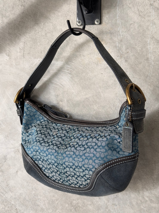 VINTAGE COACH SUFFLETTE MINI HANDBAG