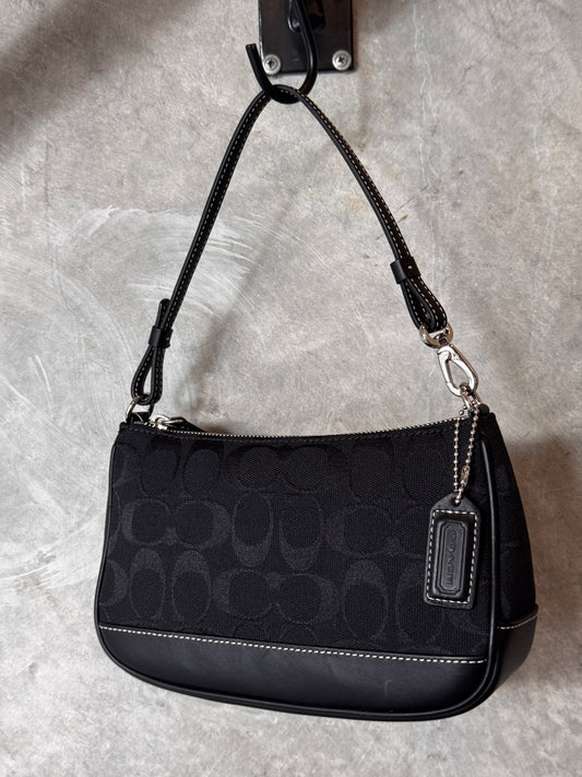 COACH Y2K BLACK SHOULDER BAG