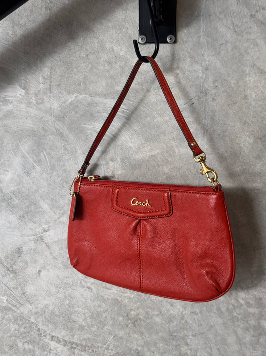 AUTHENTIC VINTAGE LIGHT RED COACH BAG