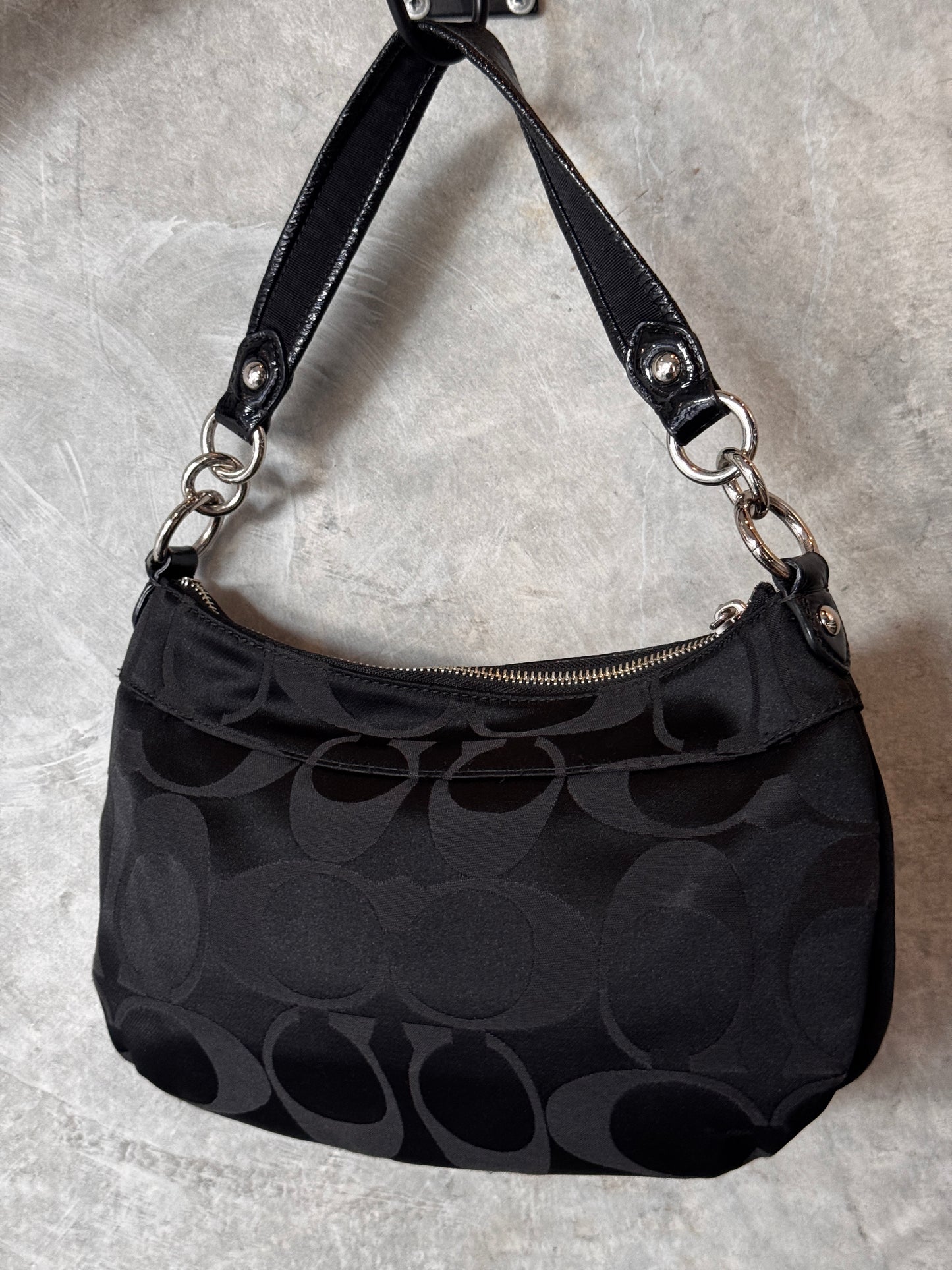 VINTAGE COACH MONOGRAM HANDBAG