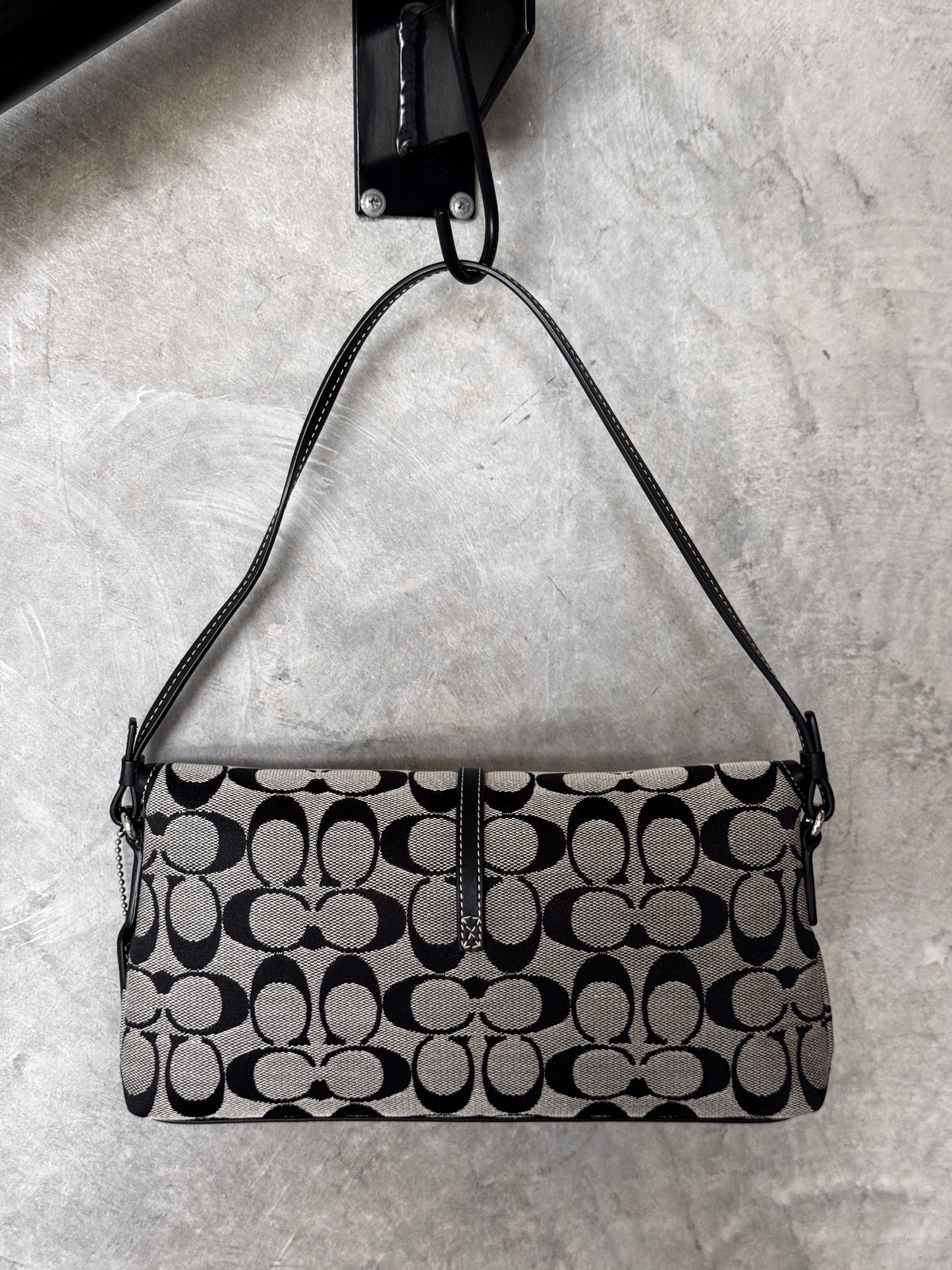 RARE VINTAGE MONOGRAM COACH HANDBAG