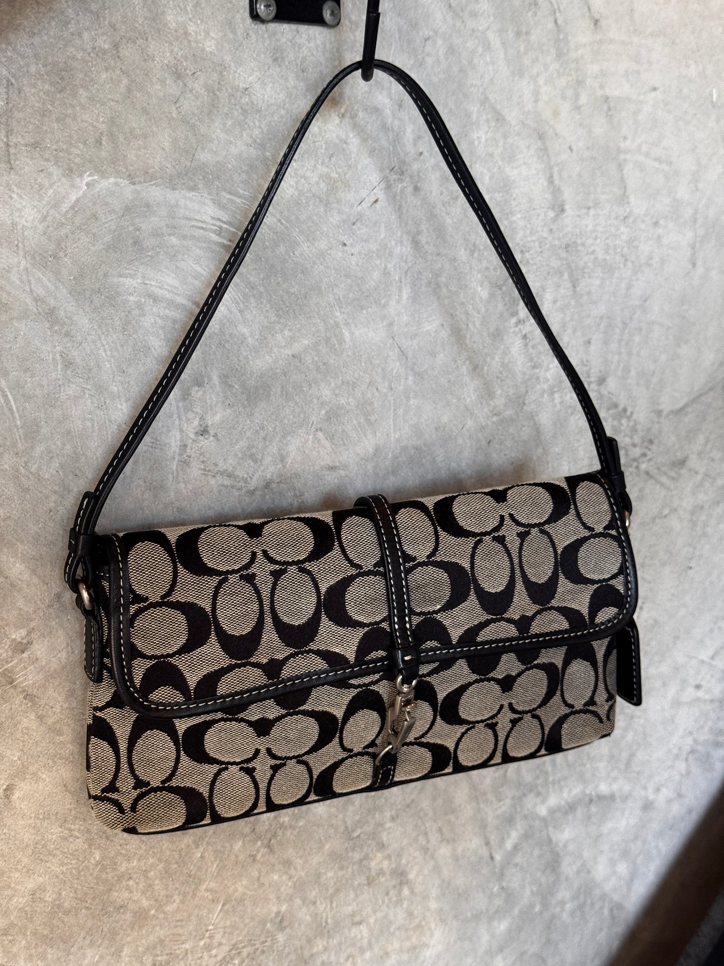 RARE VINTAGE MONOGRAM COACH HANDBAG