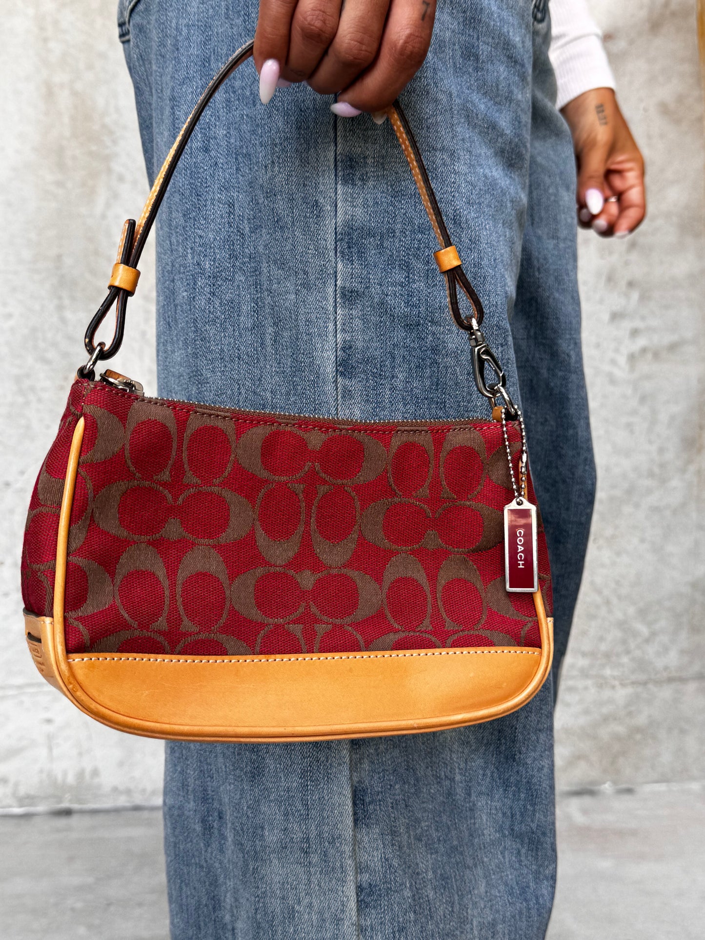 AUTHENTIC COACH MONOGRAM BAGUETTE