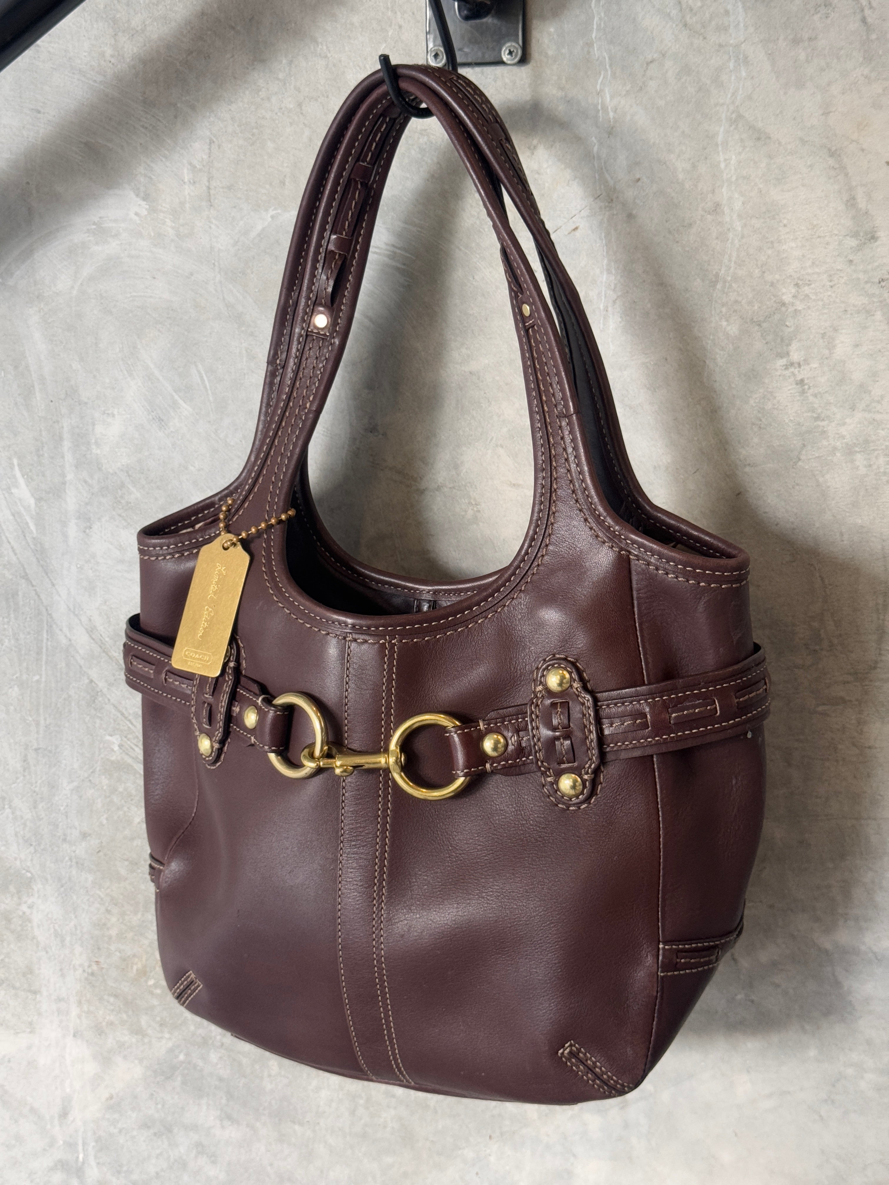 【Time is on】Tanning Horse Leather Coach COACH LIMITED EDITION HORSE-BITE LEATHER BAG – 777ST.