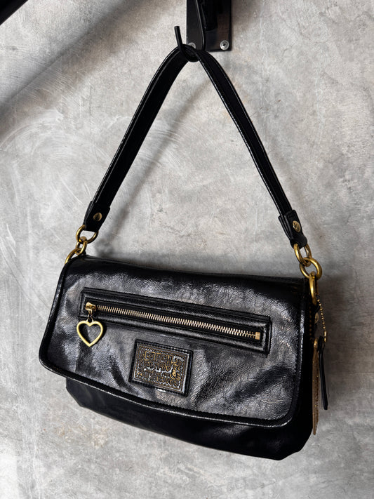 VINTAGE Y2K COACH POPPY BLACK LEATHER HANDBAG