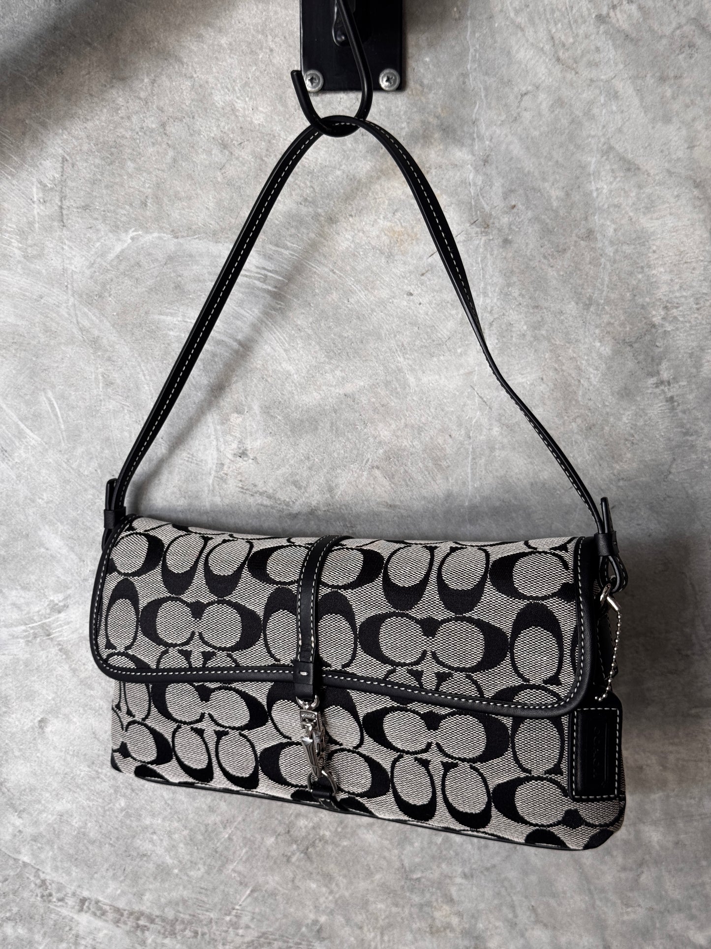 RARE VINTAGE MONOGRAM COACH HANDBAG