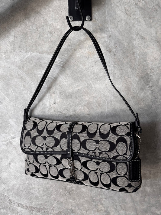 RARE VINTAGE MONOGRAM COACH HANDBAG