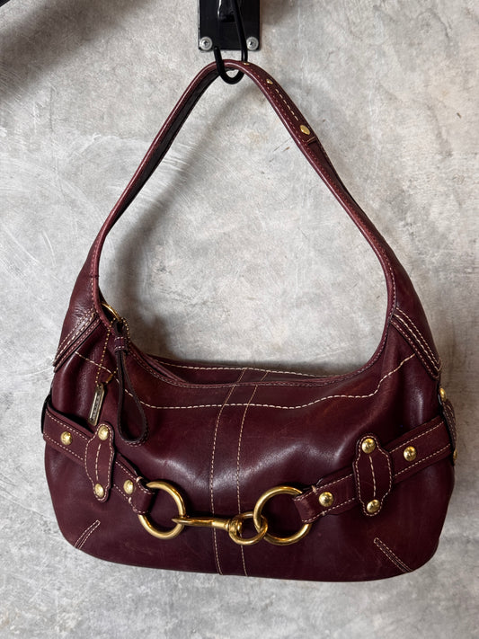 AUTHENTIC COACH HORSEBIT LEATHER BAG