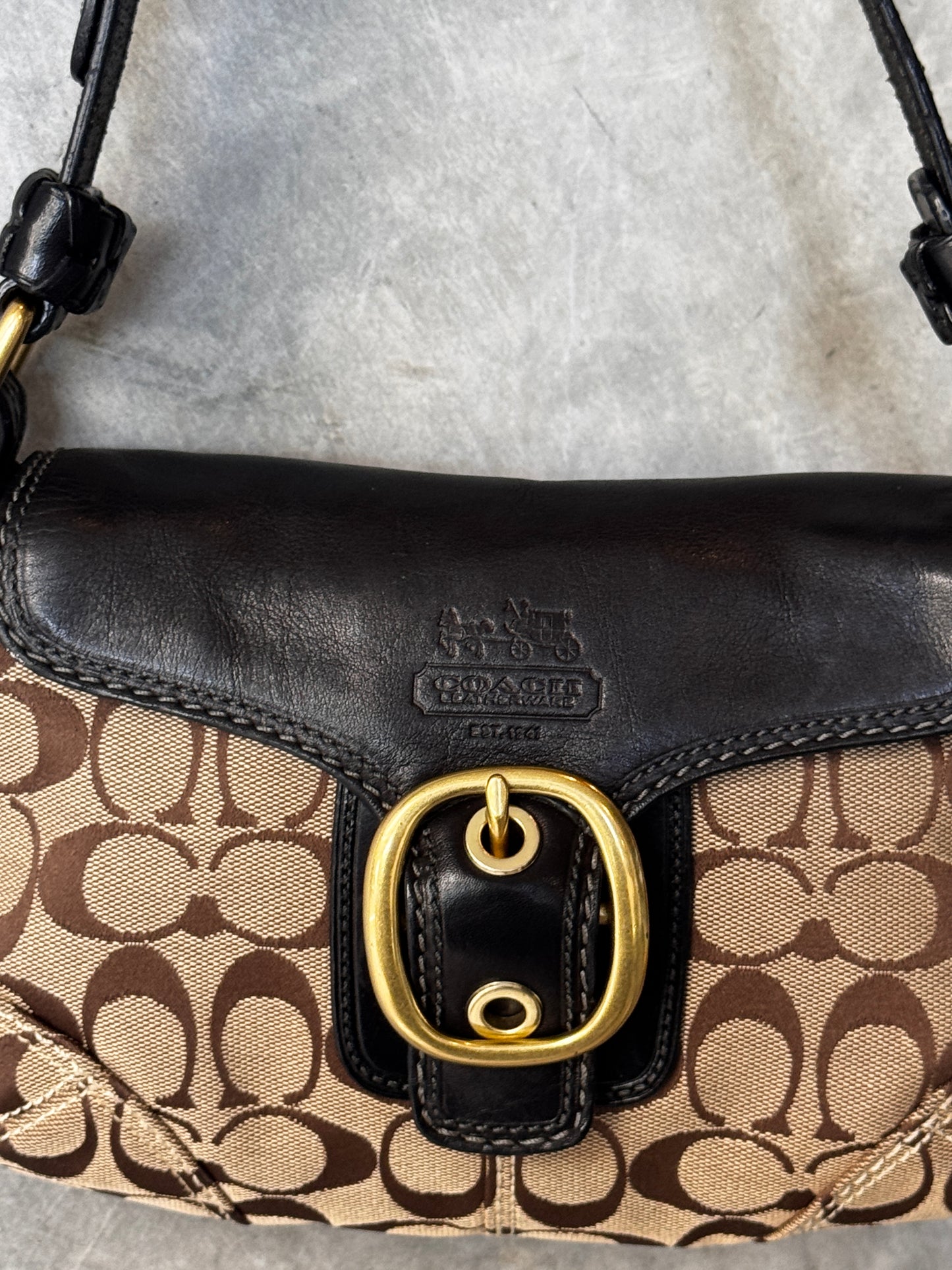 VINTAGE COACH BLEEKER LEGACY SOHO SHOULDER BAG