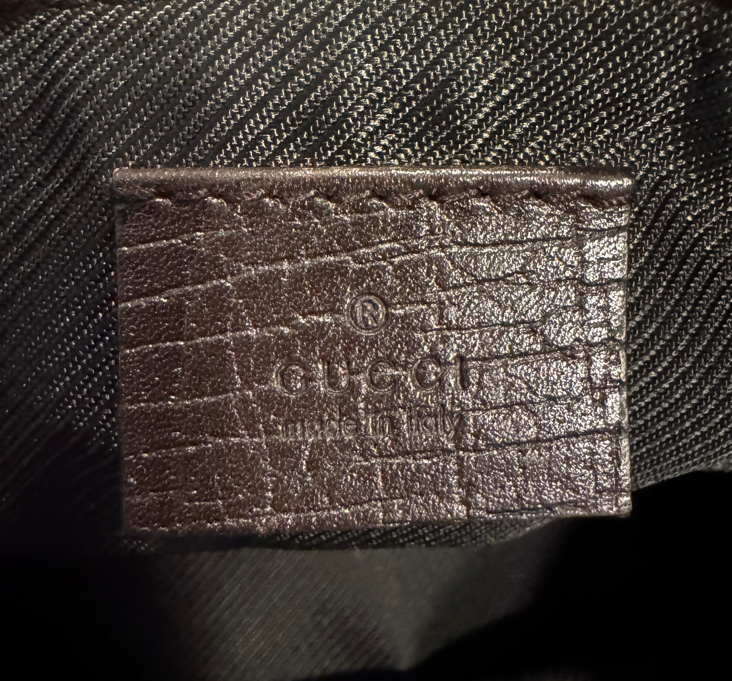 GUCCI GG CANVAS POCHETTE BEIGE